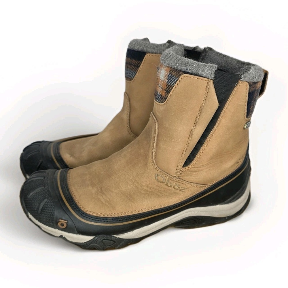 Sapphire 7in Pull-On Insulated Waterproof Women Sz‎ 7 Chipmunk Rain Winter Boot